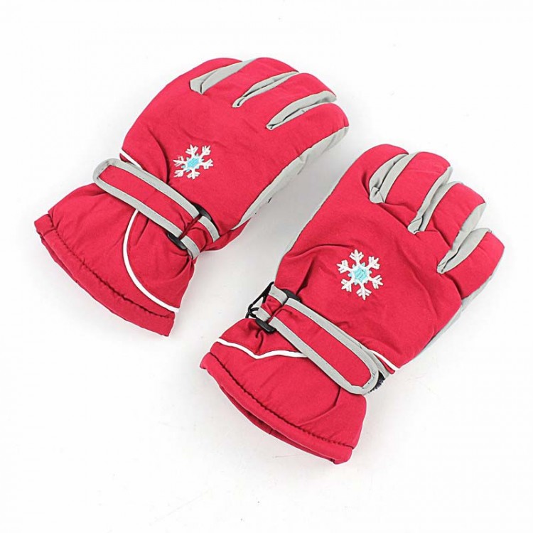 Snow flower bike gloves